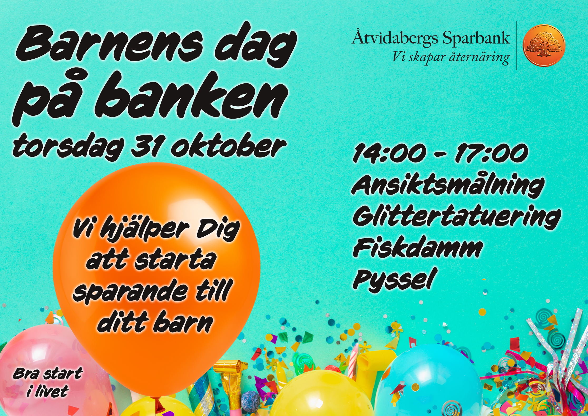 Annons om Barnens dag 31 oktober